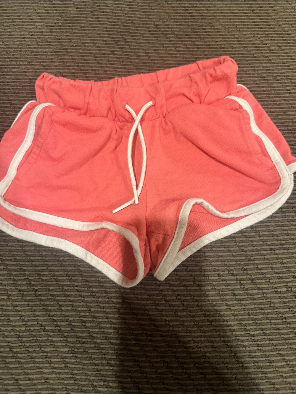 Old Navy Coral Shorts with White Trim